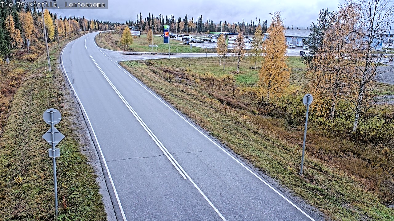 Kelikamerat Kuva Tie 79 Kittilä, Lentoasema, Kittilä, Lappi