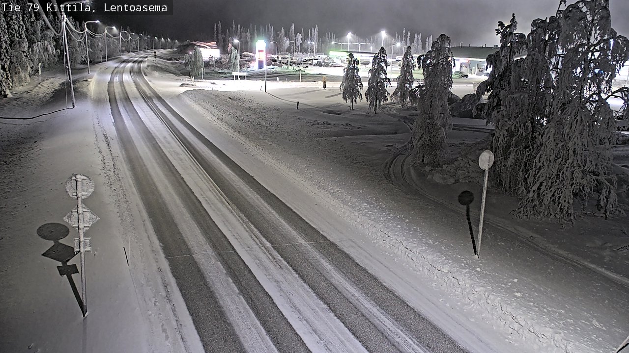Kelikamerat Kuva Tie 79 Kittilä, Lentoasema, Kittilä, Lappi