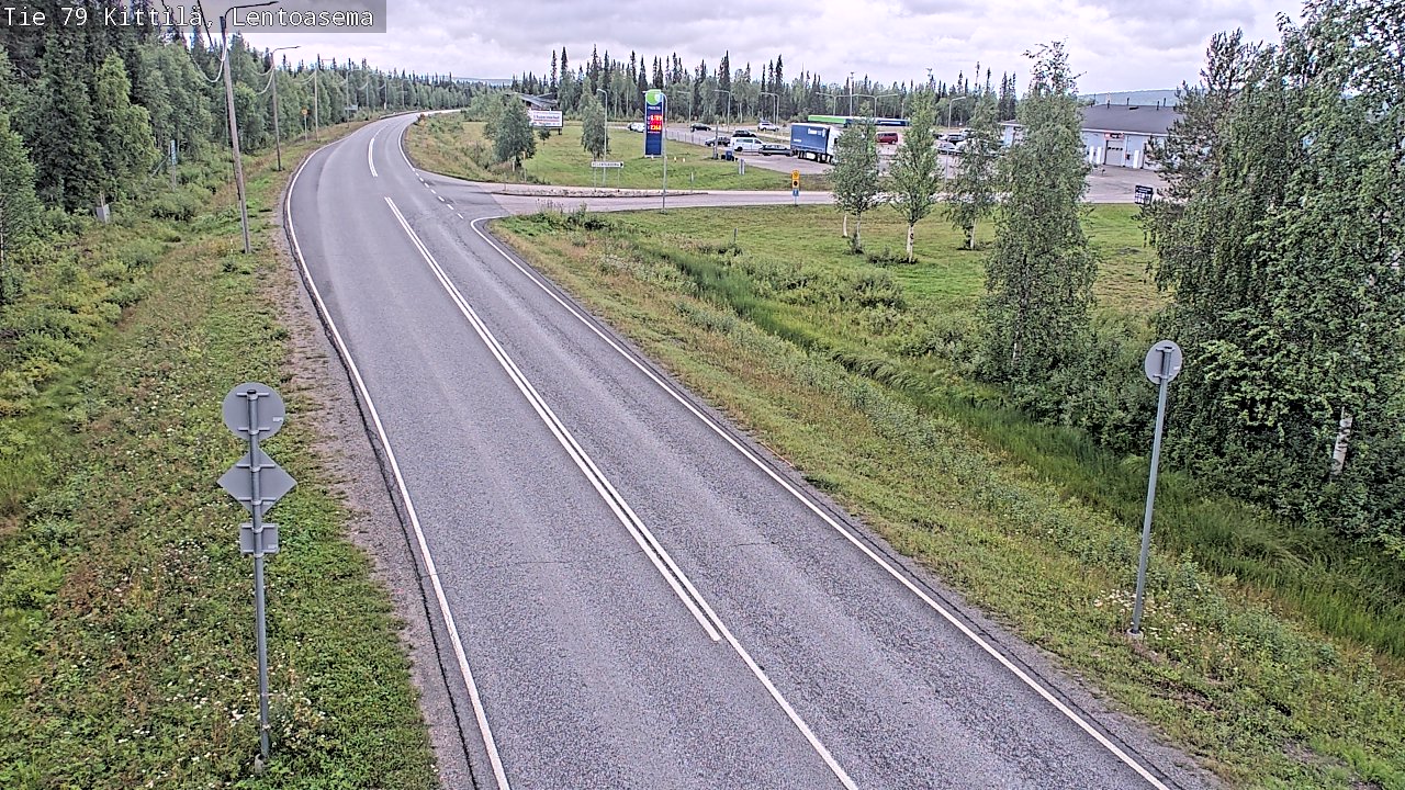 Kelikamerat Kuva Tie 79 Kittilä, Lentoasema, Kittilä, Lappi