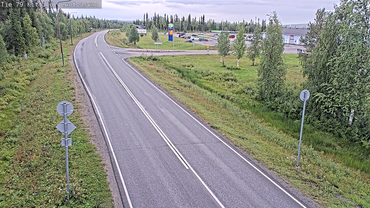 Kelikamerat Kuva Tie 79 Kittilä, Lentoasema, Kittilä, Lappi