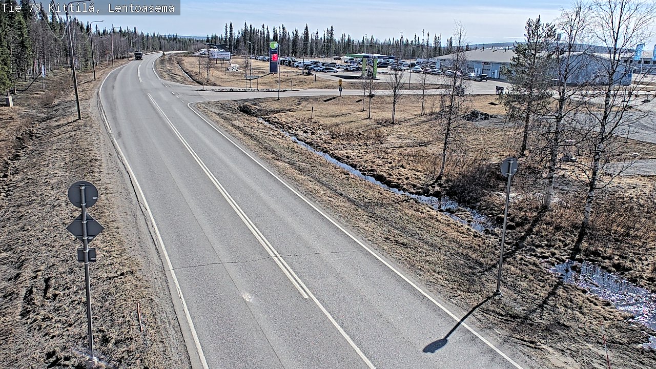 Kelikamerat Kuva Tie 79 Kittilä, Lentoasema, Kittilä, Lappi