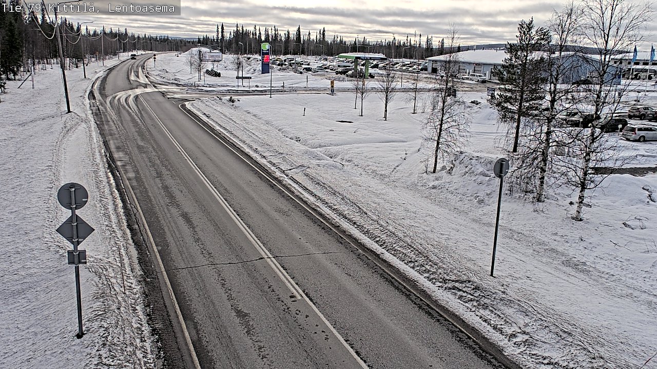 Kelikamerat Kuva Tie 79 Kittilä, Lentoasema, Kittilä, Lappi