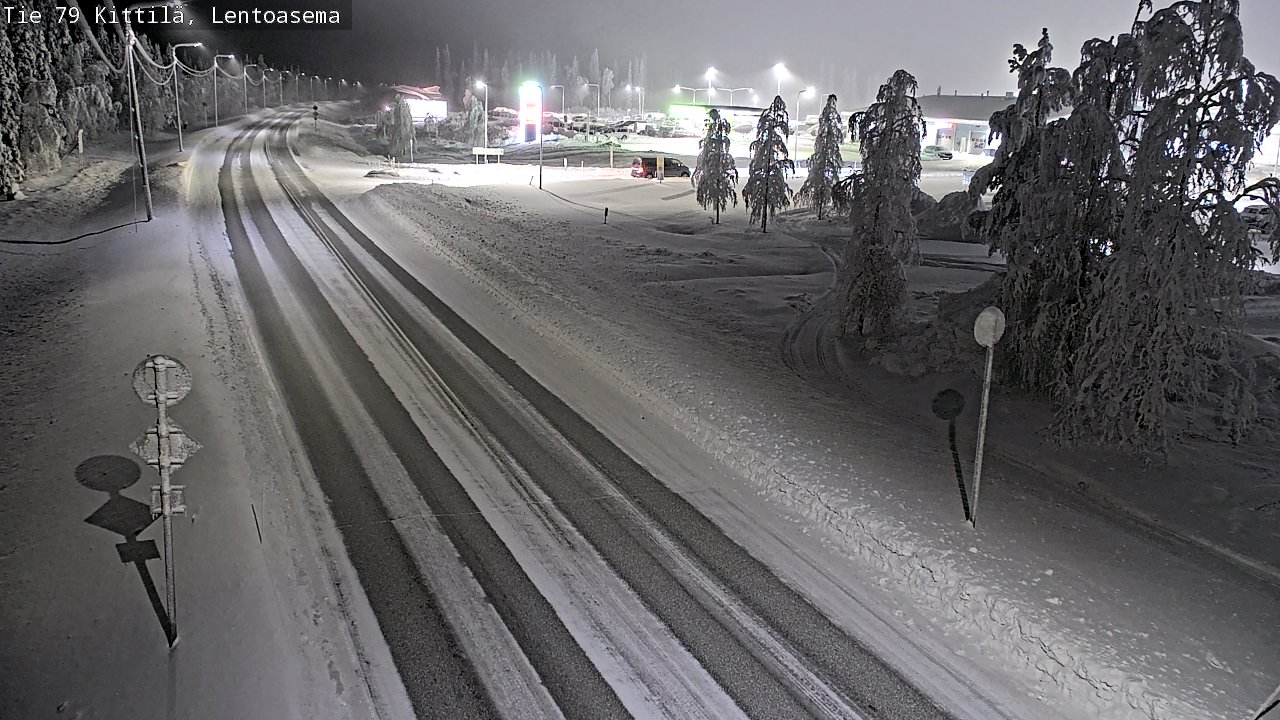 Kelikamerat Kuva Tie 79 Kittilä, Lentoasema, Kittilä, Lappi
