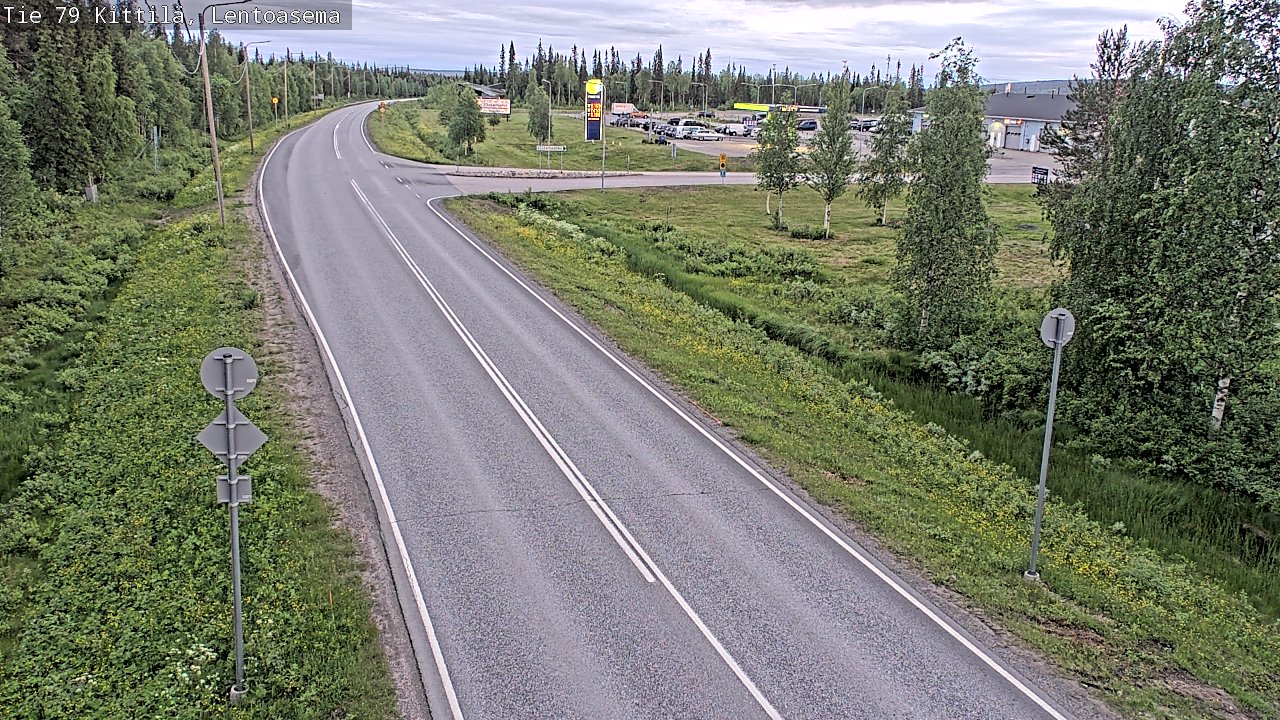 Kelikamerat Kuva Tie 79 Kittilä, Lentoasema, Kittilä, Lappi