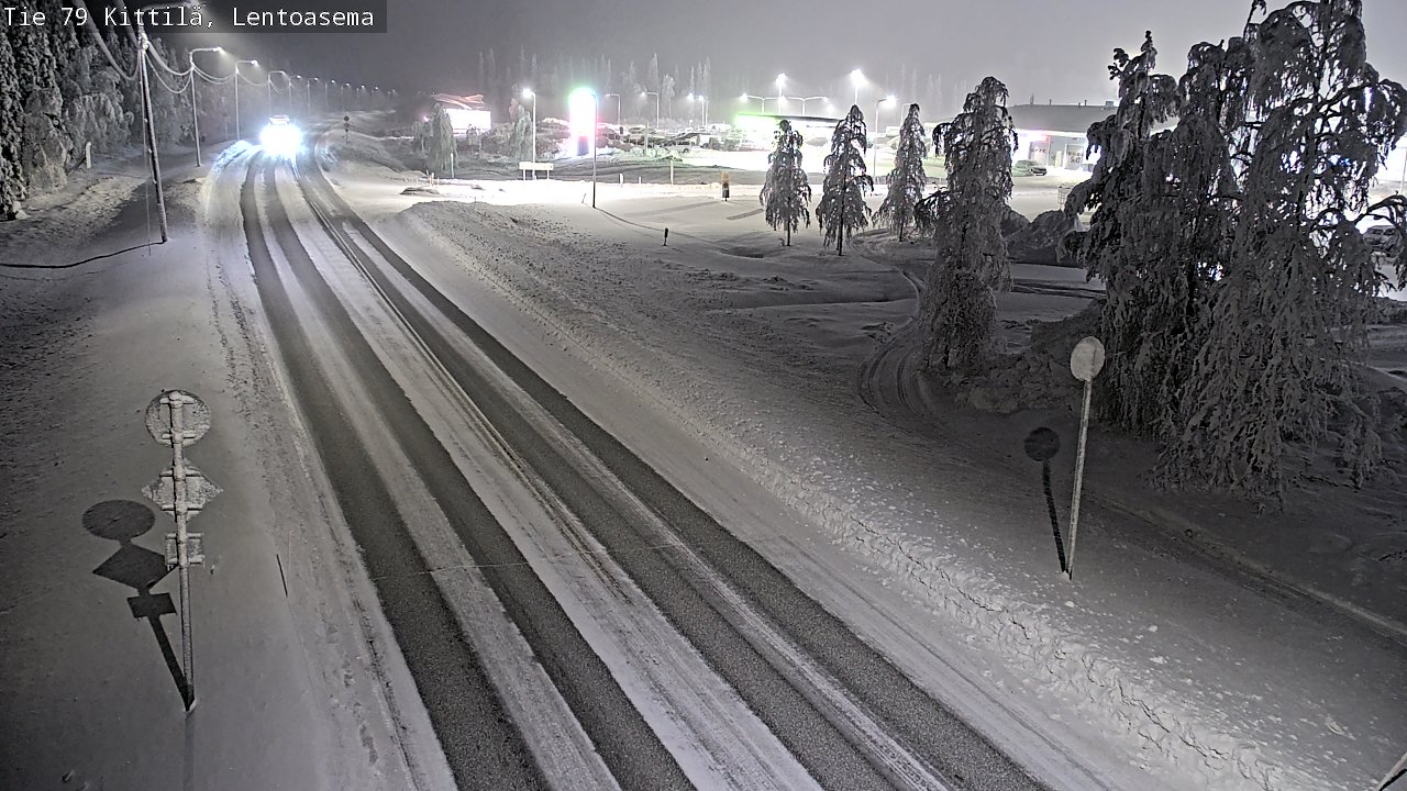 Kelikamerat Kuva Tie 79 Kittilä, Lentoasema, Kittilä, Lappi