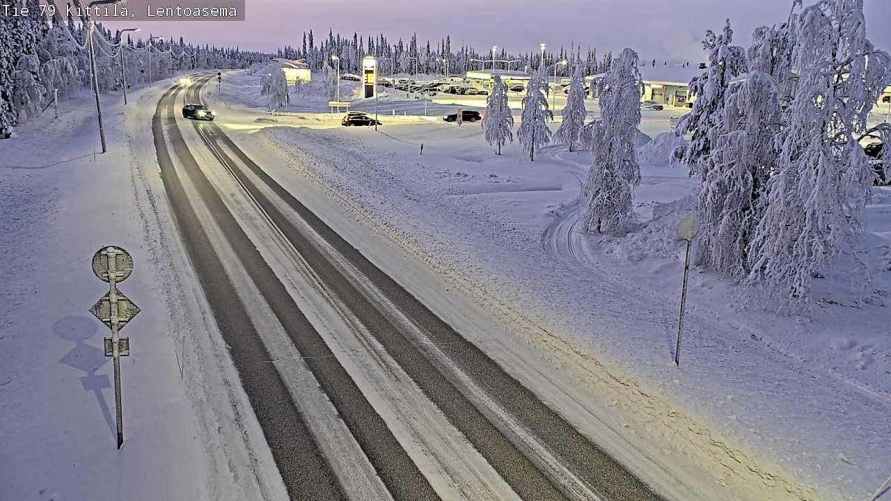 Kelikamerat Kuva Tie 79 Kittilä, Lentoasema, Kittilä, Lappi