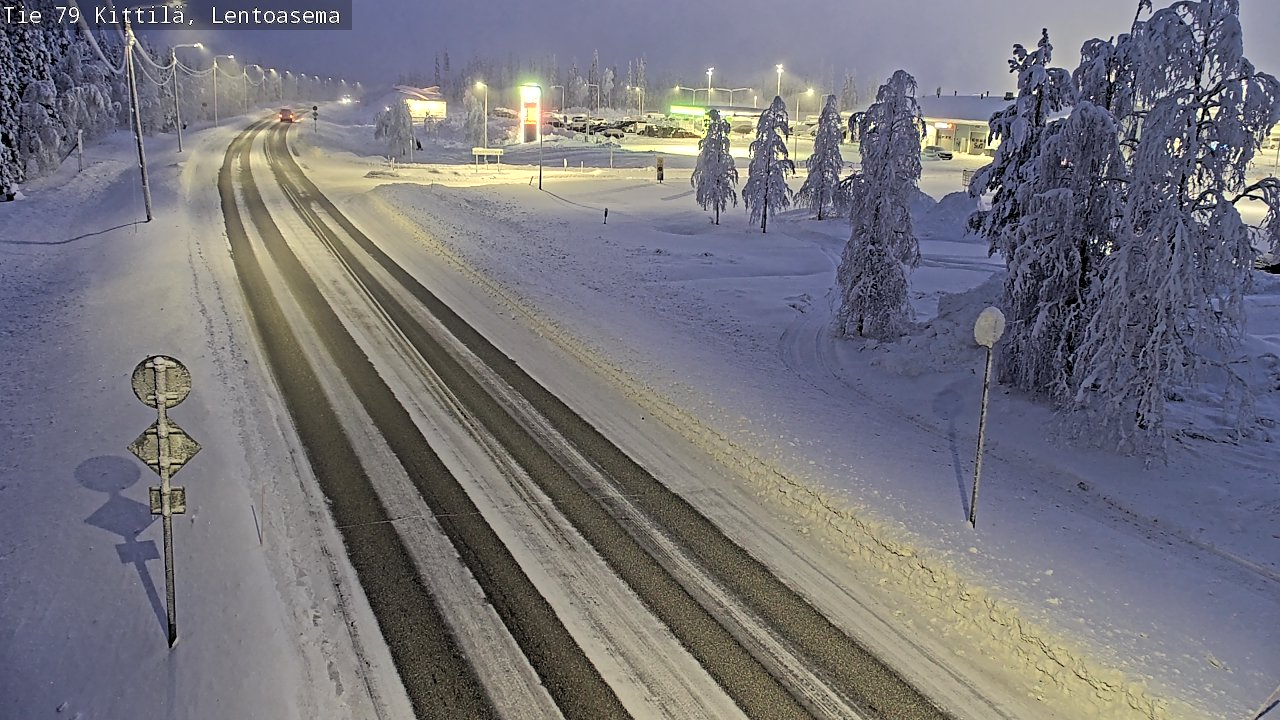 Kelikamerat Kuva Tie 79 Kittilä, Lentoasema, Kittilä, Lappi
