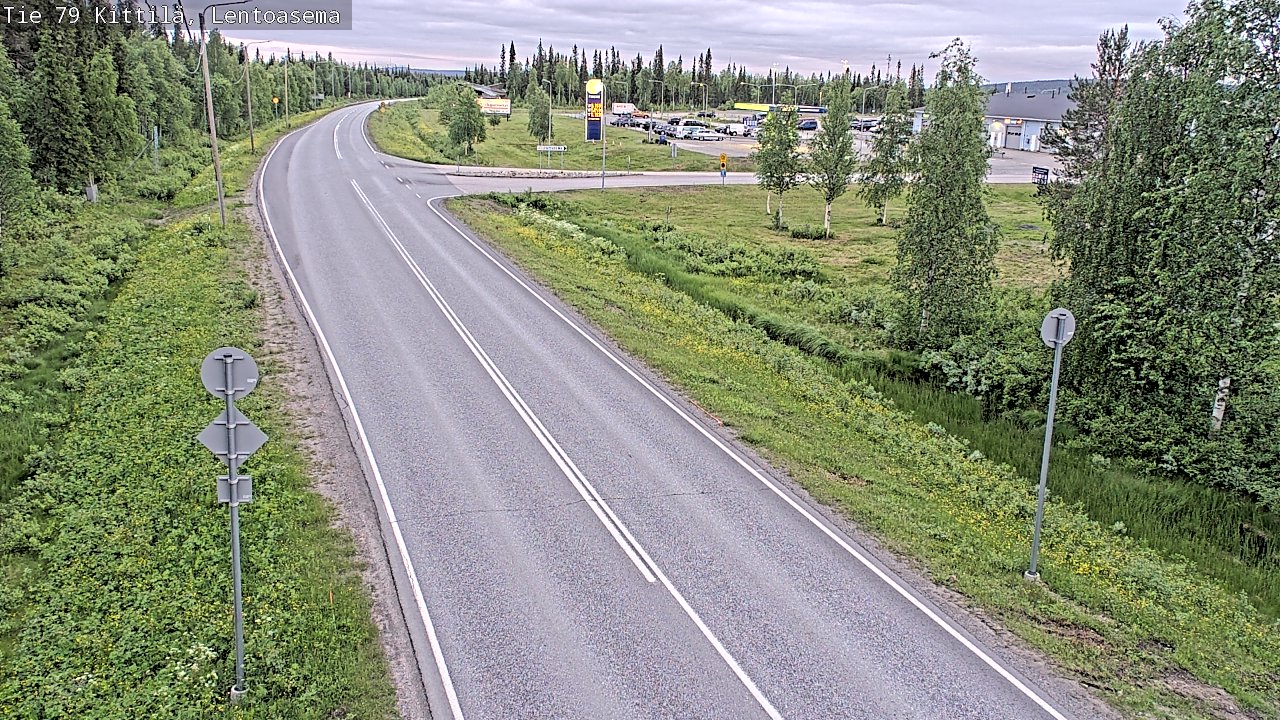 Kelikamerat Kuva Tie 79 Kittilä, Lentoasema, Kittilä, Lappi