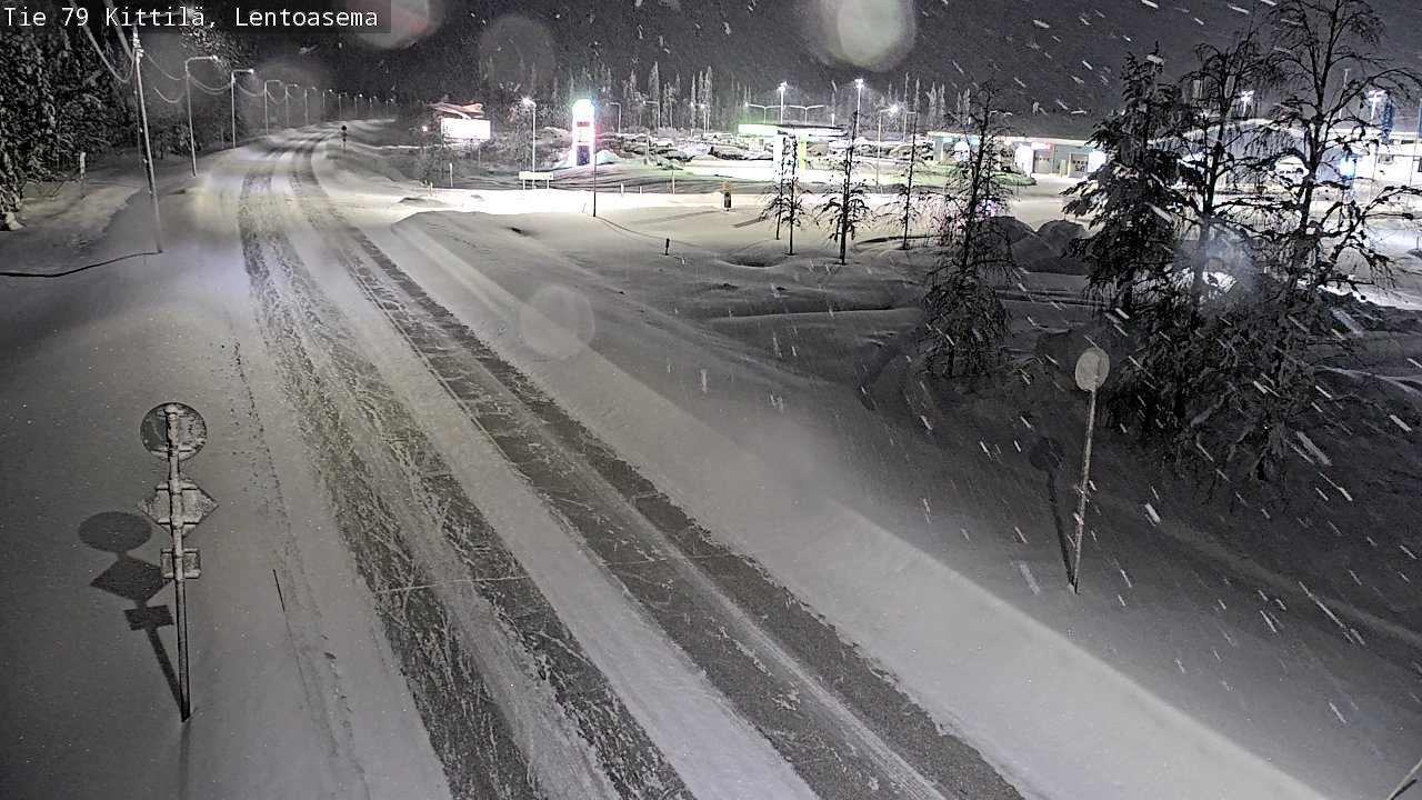 Weather Camera Image Road 79 Kittilä, Lentoasema, Kittilä, Lappi