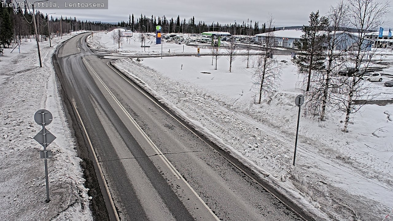 Kelikamerat Kuva Tie 79 Kittilä, Lentoasema, Kittilä, Lappi