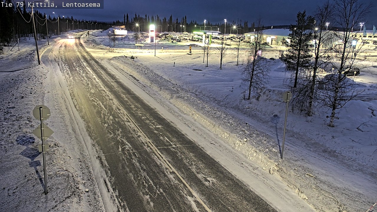 Kelikamerat Kuva Tie 79 Kittilä, Lentoasema, Kittilä, Lappi