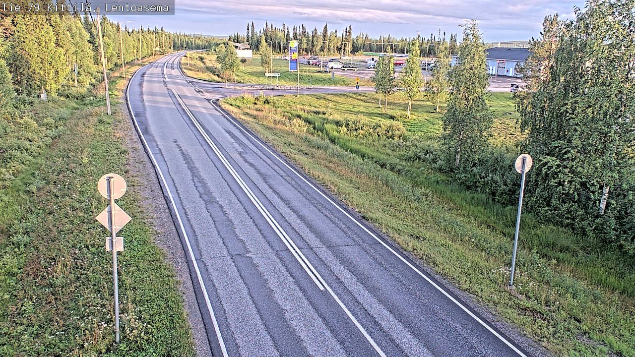 Kelikamerat Kuva Tie 79 Kittilä, Lentoasema, Kittilä, Lappi