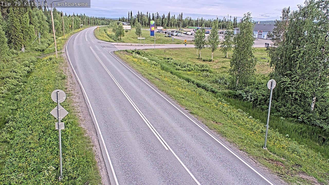 Kelikamerat Kuva Tie 79 Kittilä, Lentoasema, Kittilä, Lappi