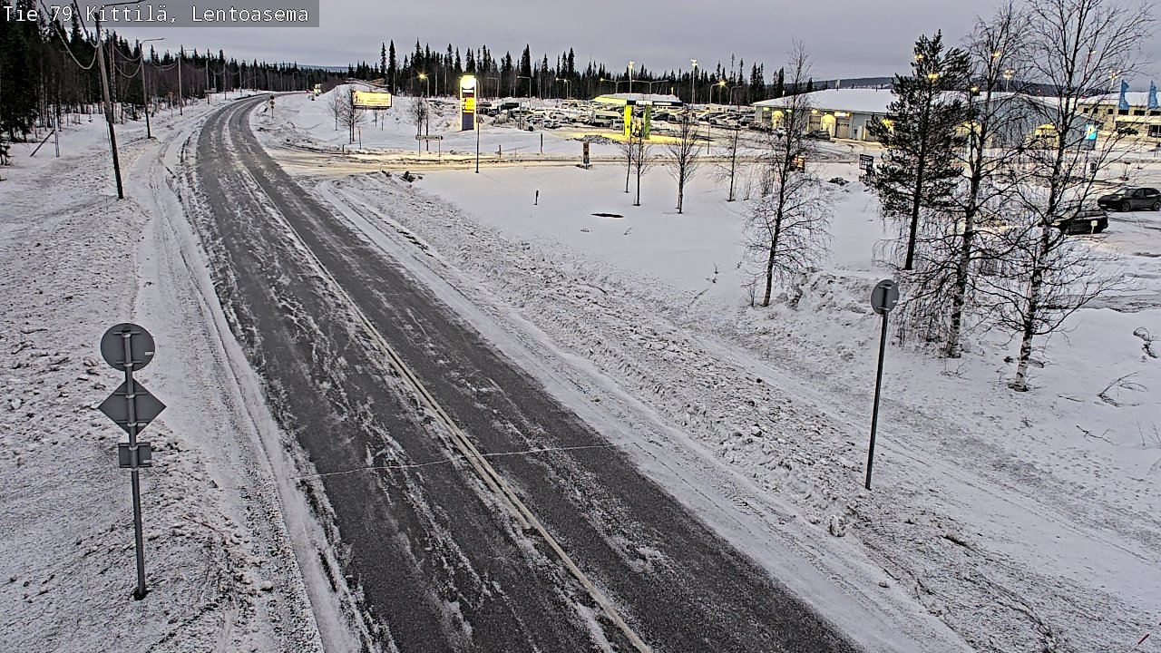 Kelikamerat Kuva Tie 79 Kittilä, Lentoasema, Kittilä, Lappi