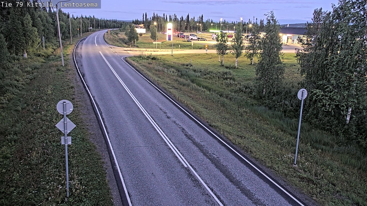 Kelikamerat Kuva Tie 79 Kittilä, Lentoasema, Kittilä, Lappi