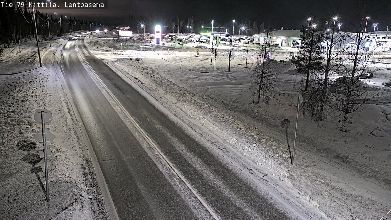 Kelikamerat Kuva Tie 79 Kittilä, Lentoasema, Kittilä, Lappi
