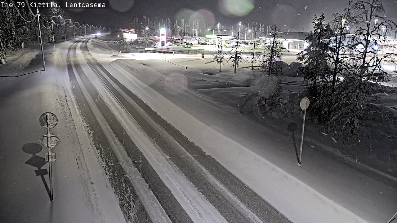 Weather Camera Image Road 79 Kittilä, Lentoasema, Kittilä, Lappi