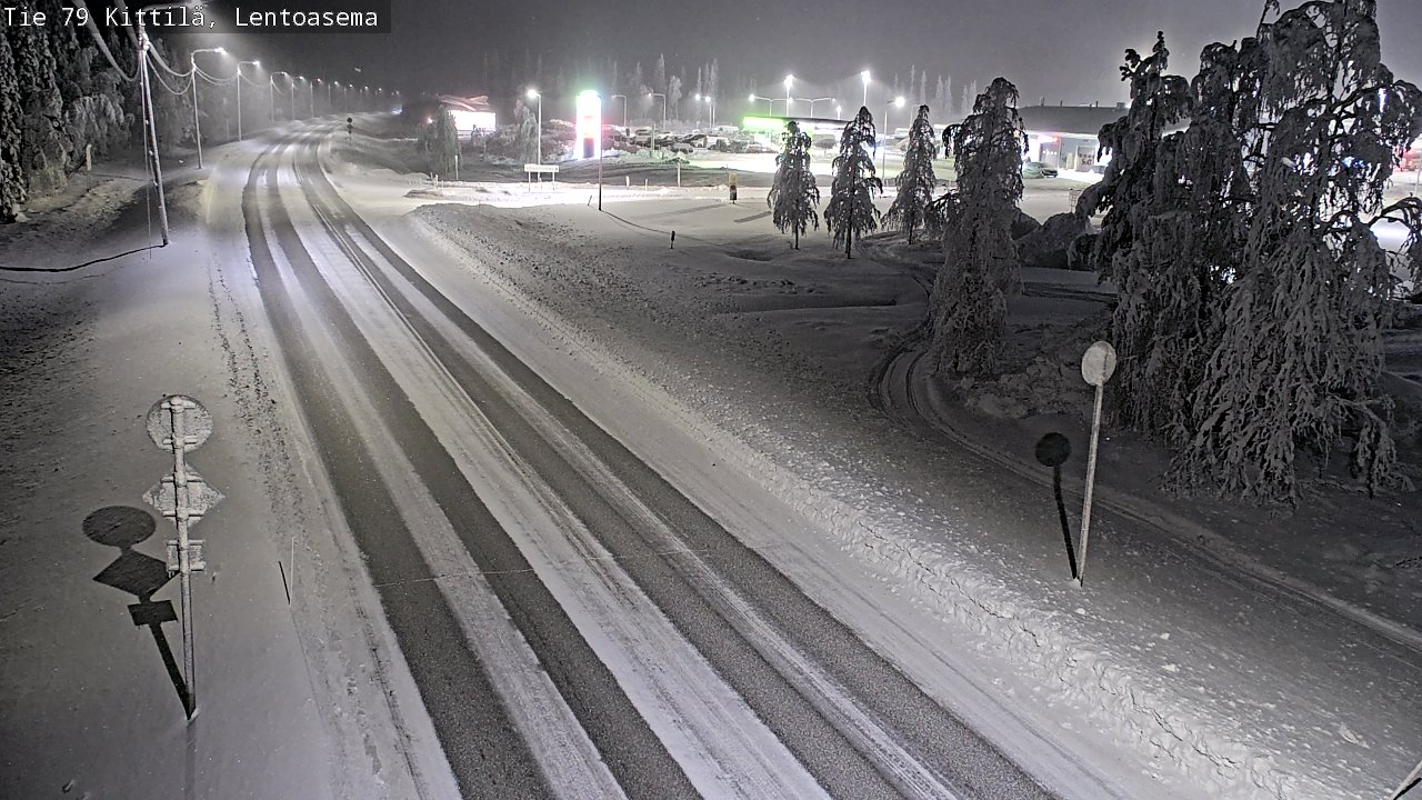 Kelikamerat Kuva Tie 79 Kittilä, Lentoasema, Kittilä, Lappi