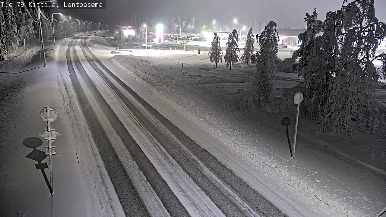 Kelikamerat Kuva Tie 79 Kittilä, Lentoasema, Kittilä, Lappi