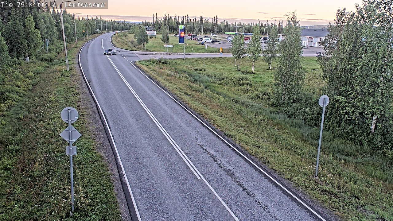 Weather Camera Image Road 79 Kittilä, Lentoasema, Kittilä, Lappi