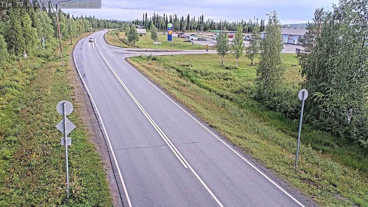 Kelikamerat Kuva Tie 79 Kittilä, Lentoasema, Kittilä, Lappi