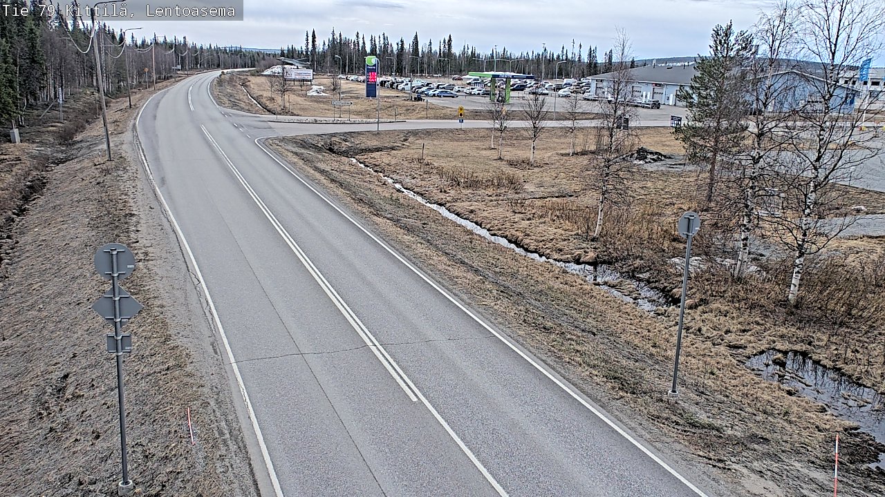 Kelikamerat Kuva Tie 79 Kittilä, Lentoasema, Kittilä, Lappi