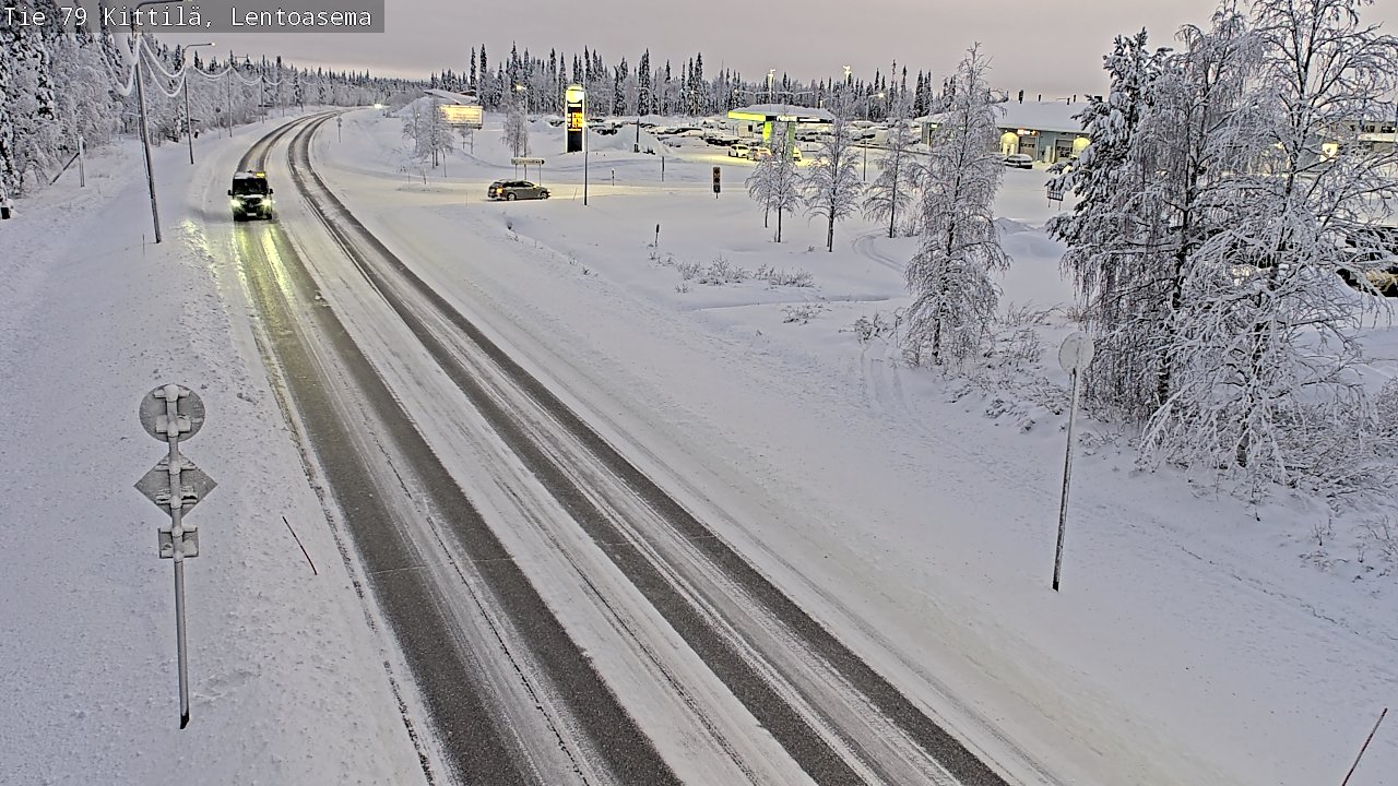Weather Camera Image Road 79 Kittilä, Lentoasema, Kittilä, Lappi