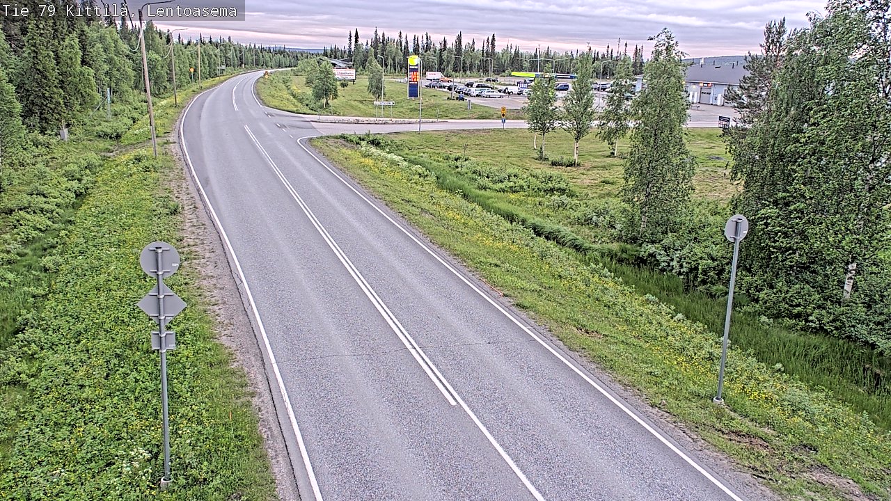 Kelikamerat Kuva Tie 79 Kittilä, Lentoasema, Kittilä, Lappi