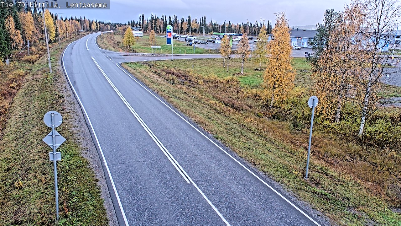 Kelikamerat Kuva Tie 79 Kittilä, Lentoasema, Kittilä, Lappi