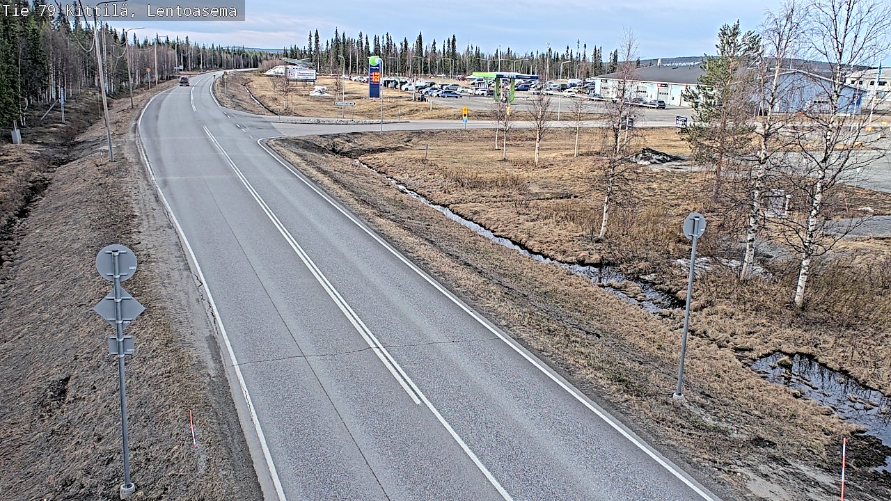 Kelikamerat Kuva Tie 79 Kittilä, Lentoasema, Kittilä, Lappi