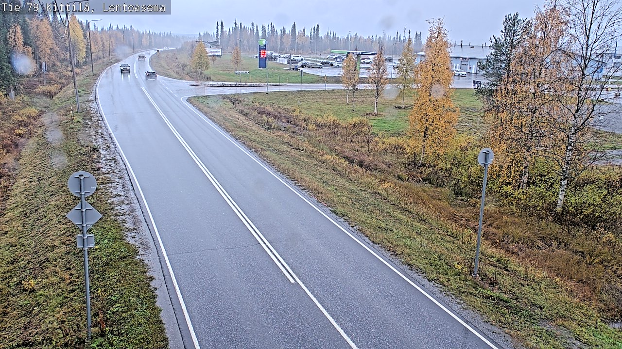 Kelikamerat Kuva Tie 79 Kittilä, Lentoasema, Kittilä, Lappi