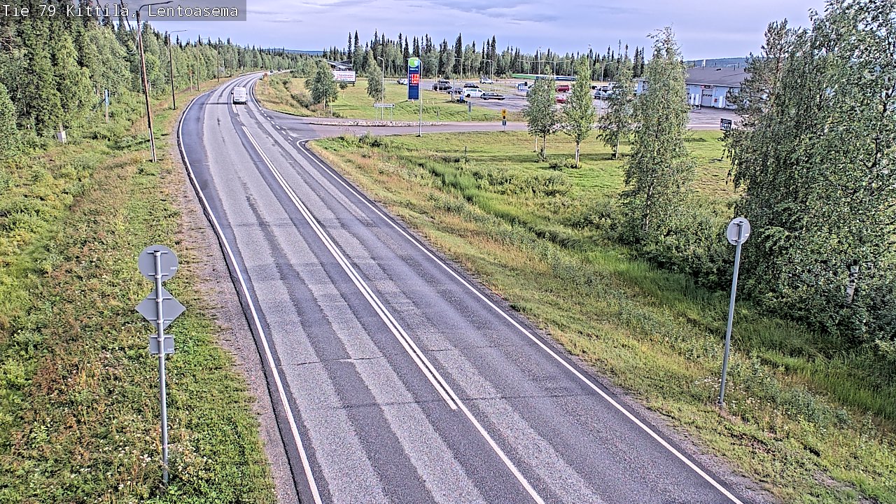 Kelikamerat Kuva Tie 79 Kittilä, Lentoasema, Kittilä, Lappi