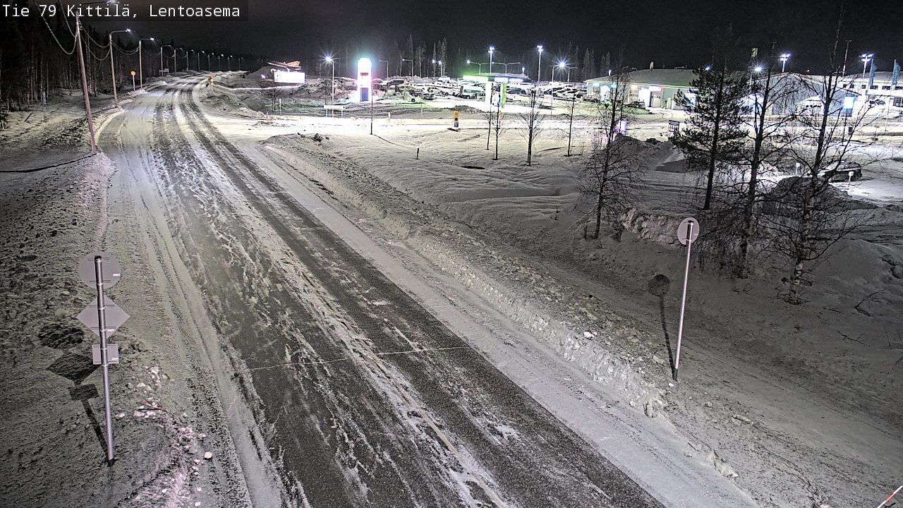 Kelikamerat Kuva Tie 79 Kittilä, Lentoasema, Kittilä, Lappi