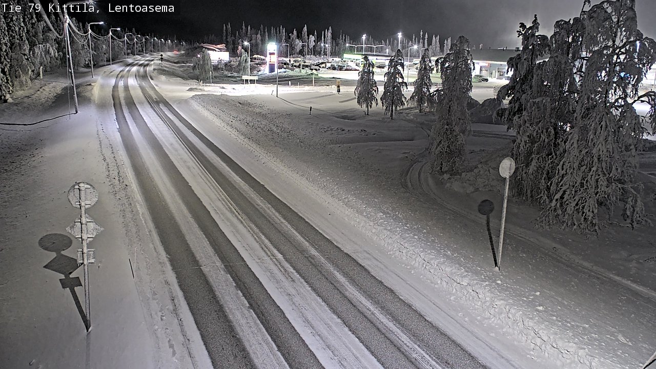 Kelikamerat Kuva Tie 79 Kittilä, Lentoasema, Kittilä, Lappi