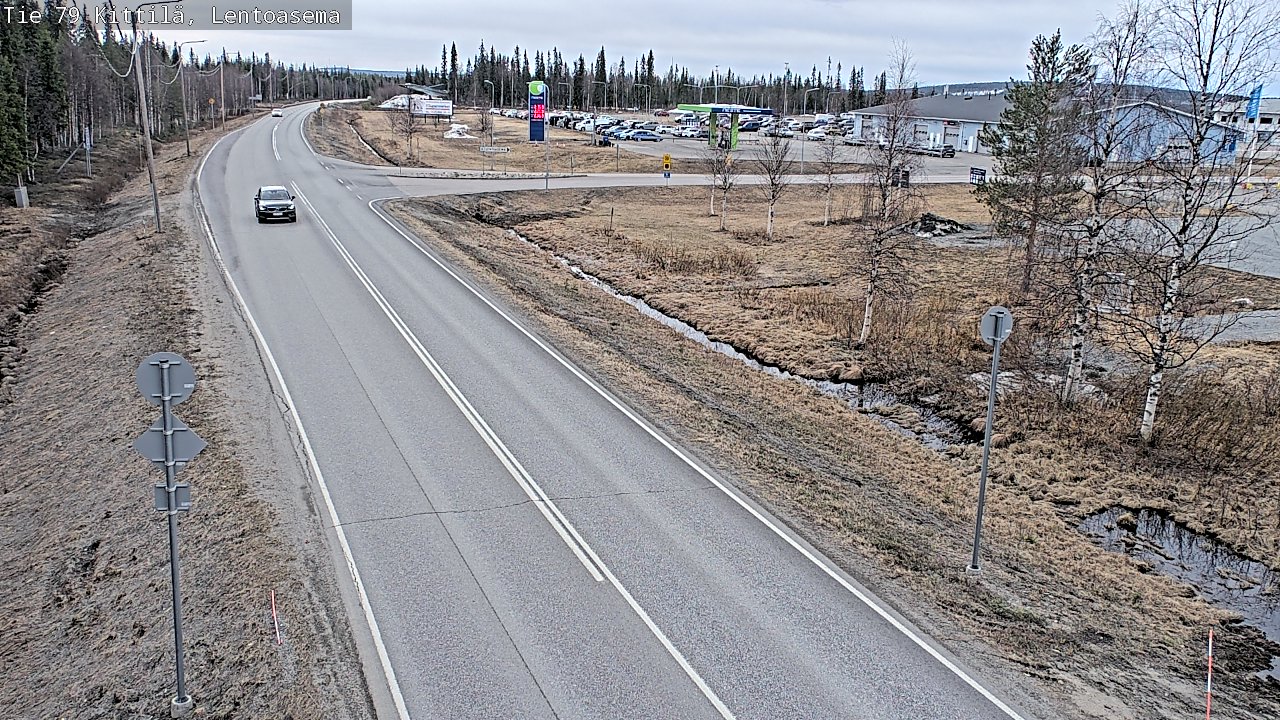 Kelikamerat Kuva Tie 79 Kittilä, Lentoasema, Kittilä, Lappi