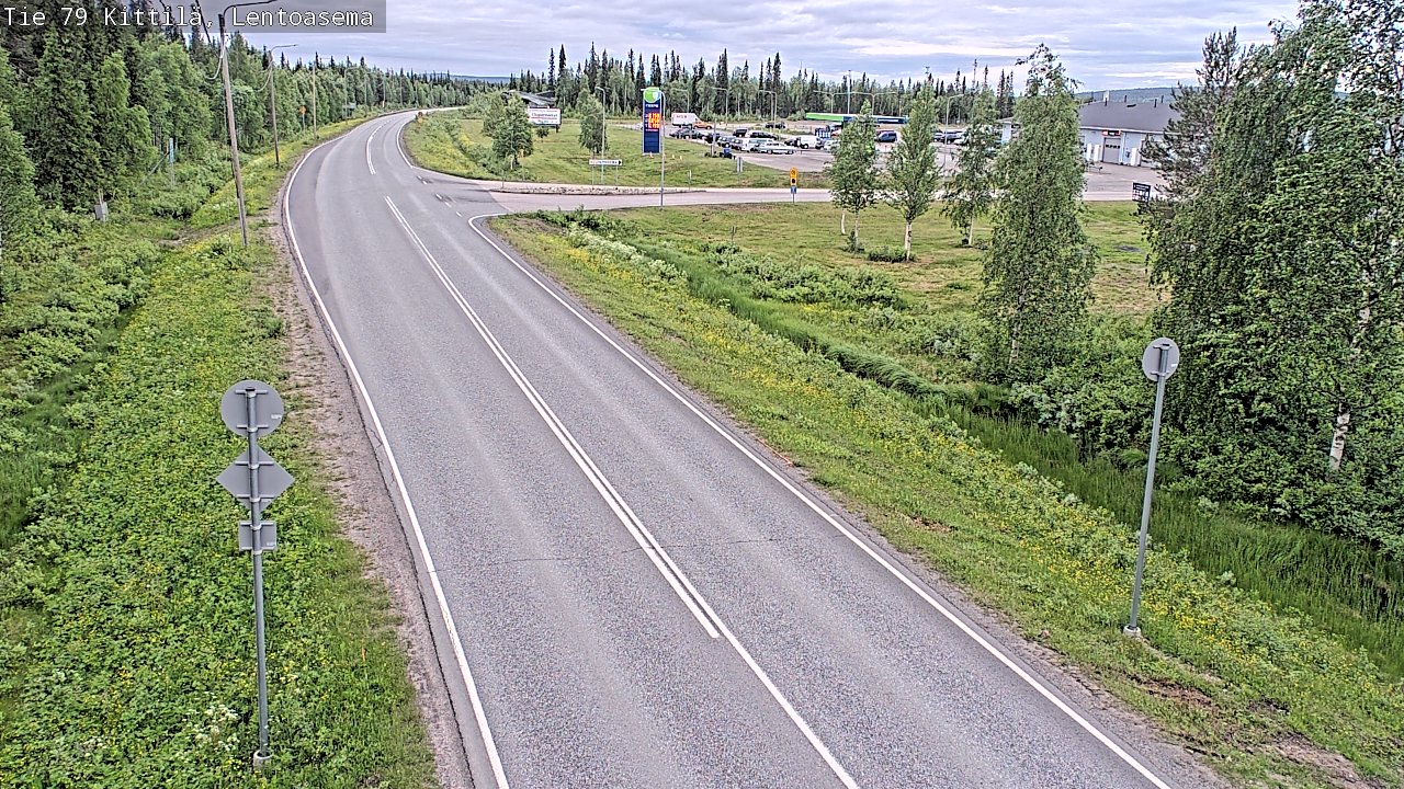 Kelikamerat Kuva Tie 79 Kittilä, Lentoasema, Kittilä, Lappi
