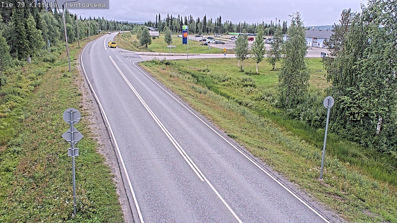 Kelikamerat Kuva Tie 79 Kittilä, Lentoasema, Kittilä, Lappi