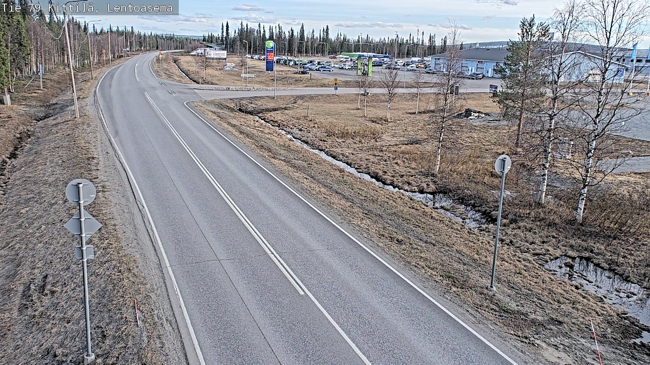 Kelikamerat Kuva Tie 79 Kittilä, Lentoasema, Kittilä, Lappi