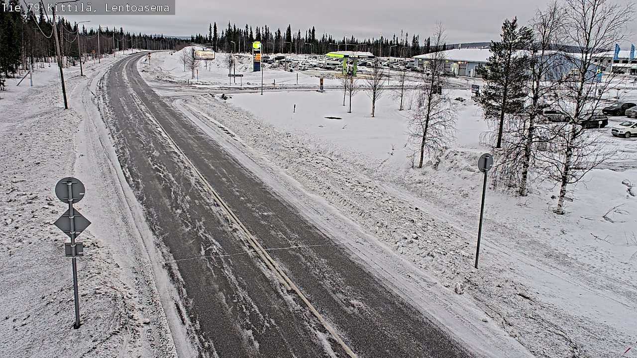 Kelikamerat Kuva Tie 79 Kittilä, Lentoasema, Kittilä, Lappi