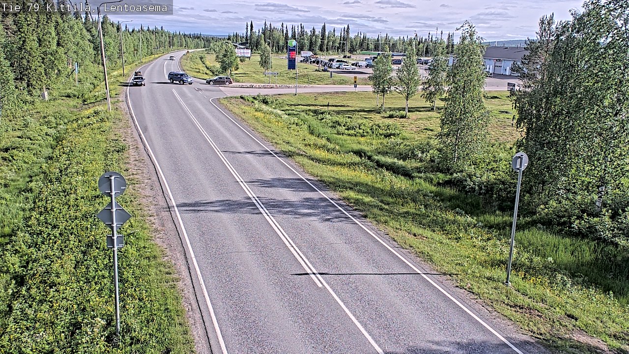 Kelikamerat Kuva Tie 79 Kittilä, Lentoasema, Kittilä, Lappi