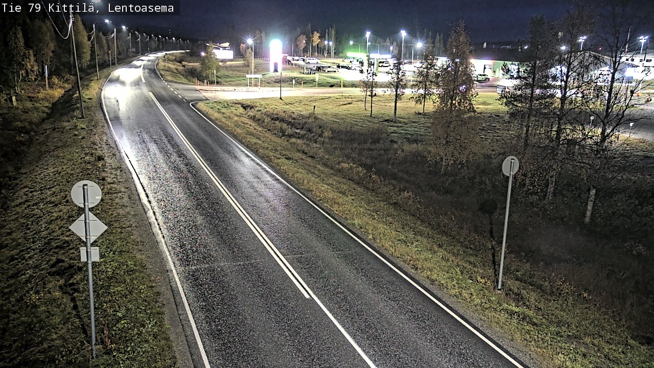 Kelikamerat Kuva Tie 79 Kittilä, Lentoasema, Kittilä, Lappi