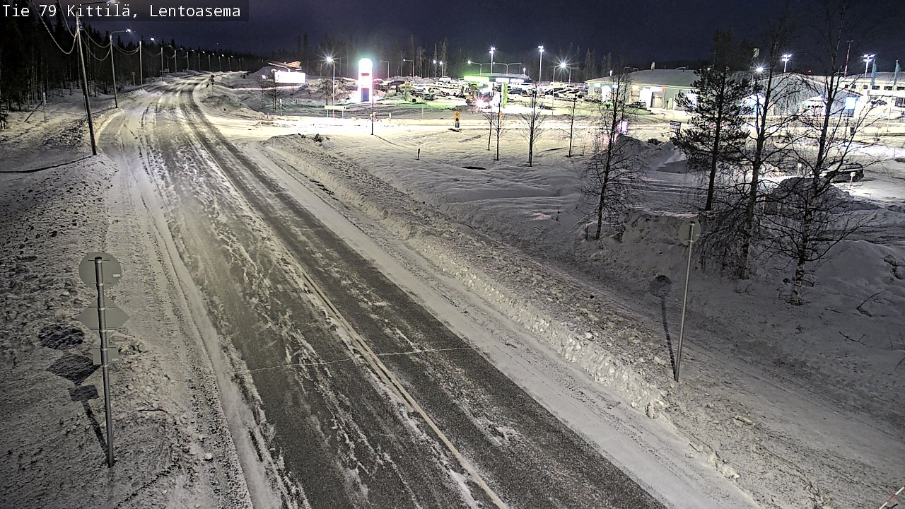 Kelikamerat Kuva Tie 79 Kittilä, Lentoasema, Kittilä, Lappi