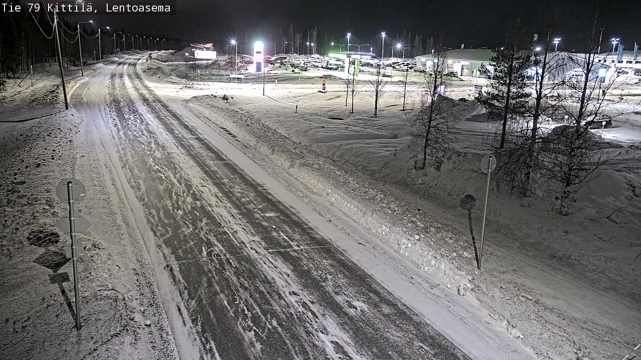 Kelikamerat Kuva Tie 79 Kittilä, Lentoasema, Kittilä, Lappi