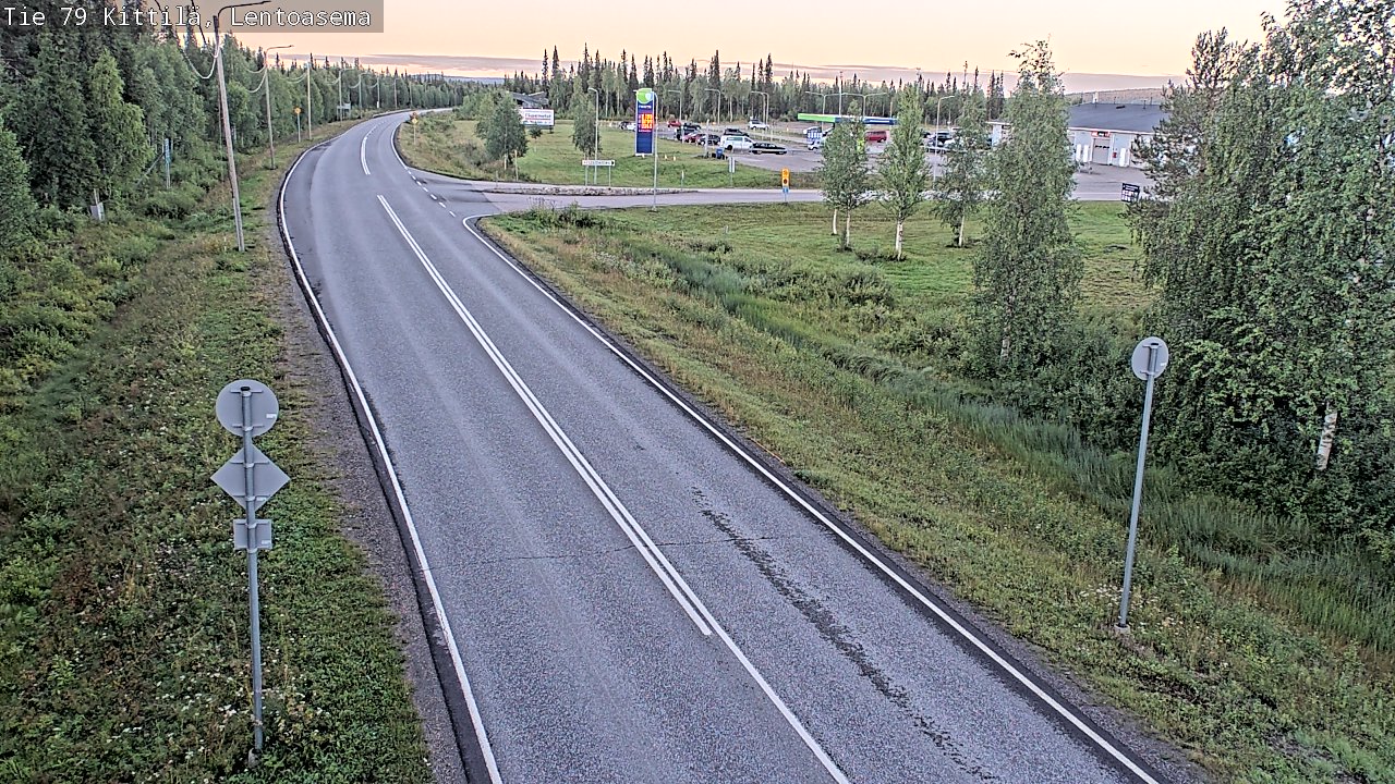 Weather Camera Image Road 79 Kittilä, Lentoasema, Kittilä, Lappi