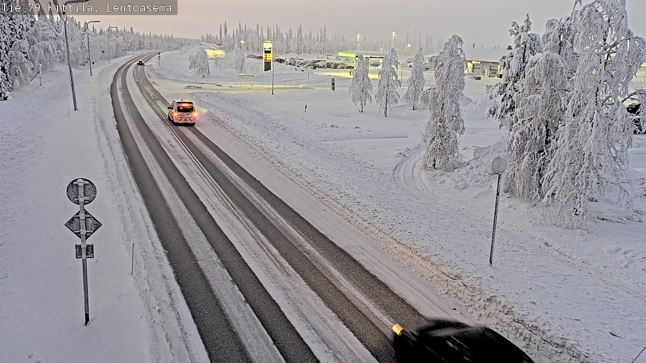 Kelikamerat Kuva Tie 79 Kittilä, Lentoasema, Kittilä, Lappi