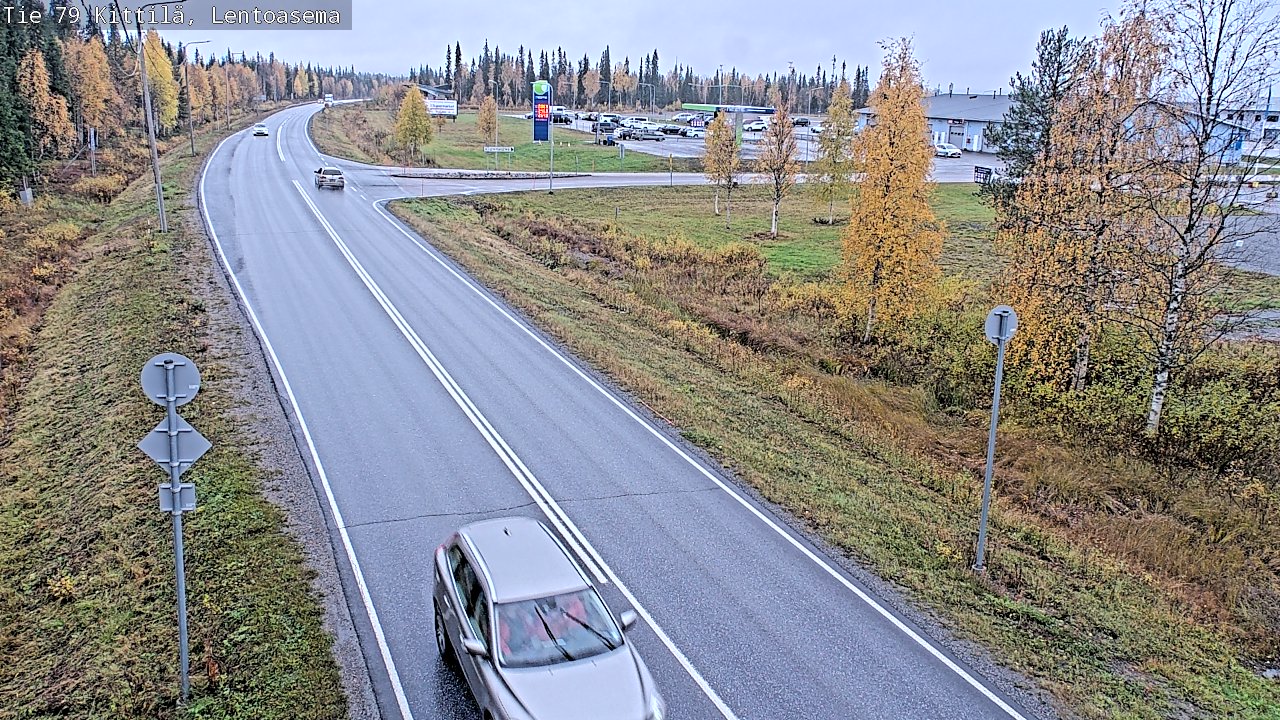 Kelikamerat Kuva Tie 79 Kittilä, Lentoasema, Kittilä, Lappi