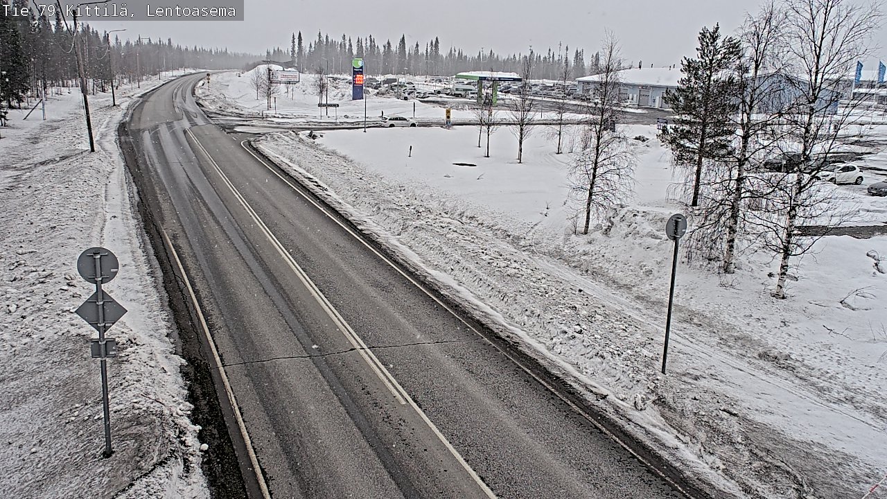 Kelikamerat Kuva Tie 79 Kittilä, Lentoasema, Kittilä, Lappi