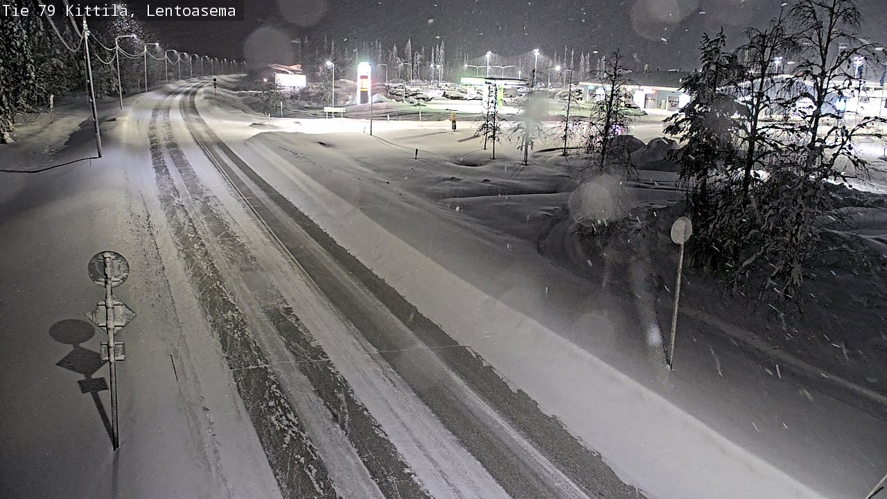 Weather Camera Image Road 79 Kittilä, Lentoasema, Kittilä, Lappi