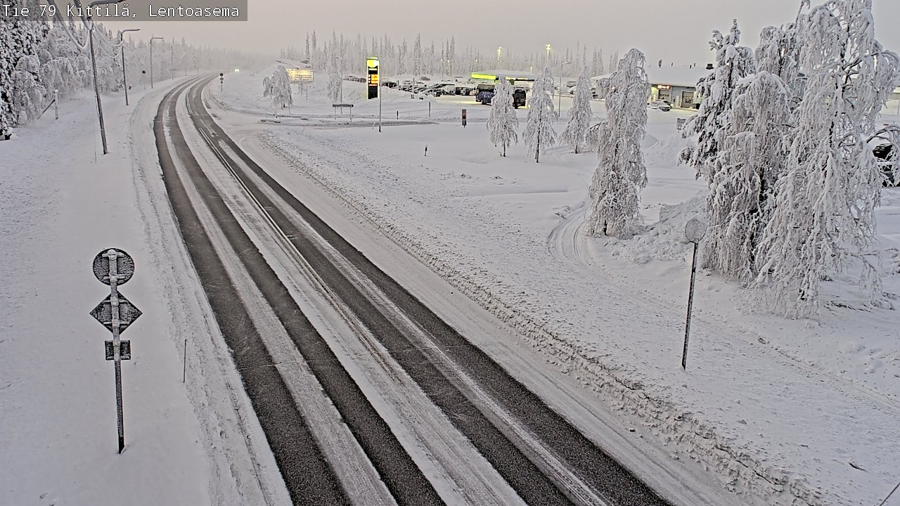 Kelikamerat Kuva Tie 79 Kittilä, Lentoasema, Kittilä, Lappi