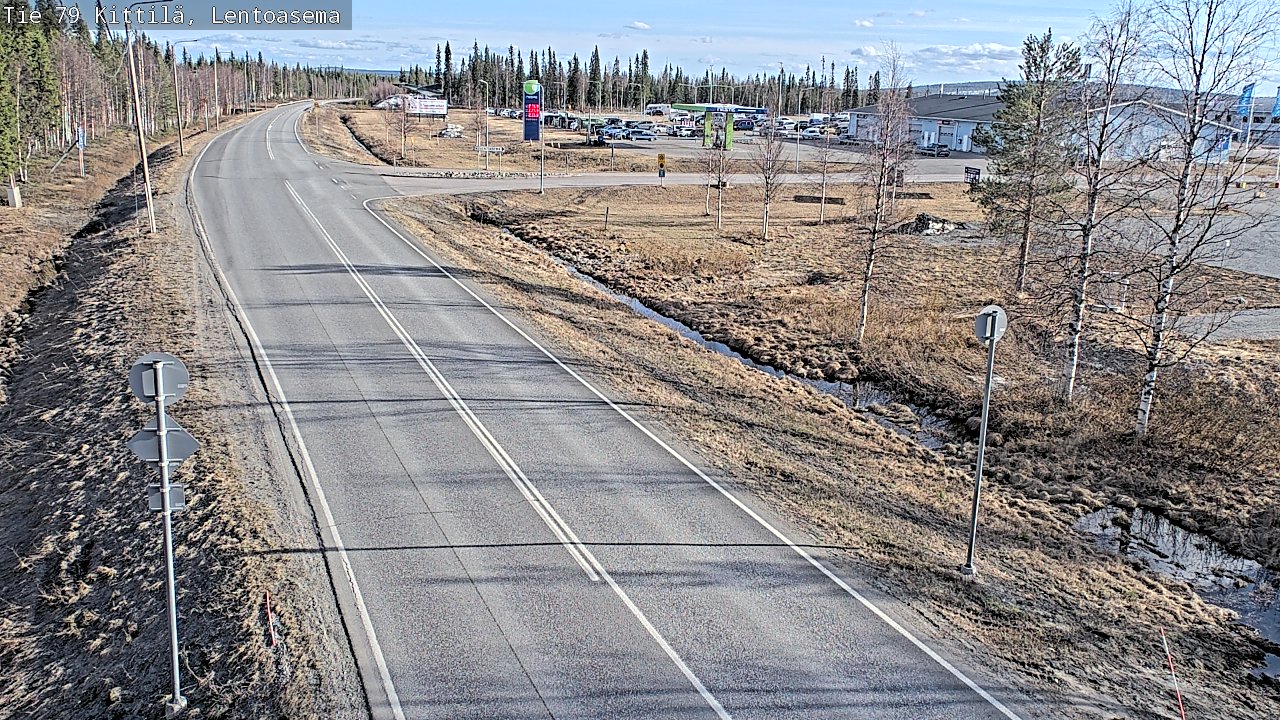 Kelikamerat Kuva Tie 79 Kittilä, Lentoasema, Kittilä, Lappi